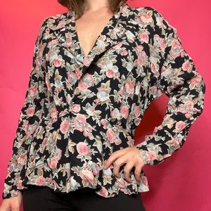 Shirt with floral print